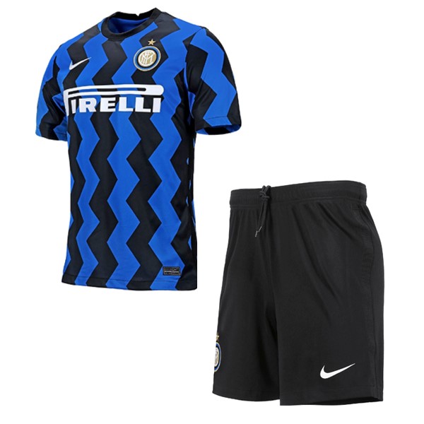 Camiseta Inter De Milán Replica Primera Ropa Niños 2020/21 Azul